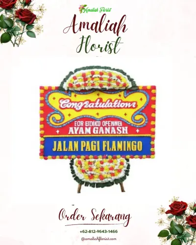 Bunga Papan Congratulation di Malalayang Satu Timur